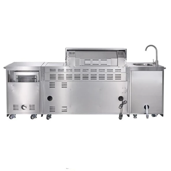 Berfmann 6+2 Barbekülü Outdoor Mutfak - Resim 2