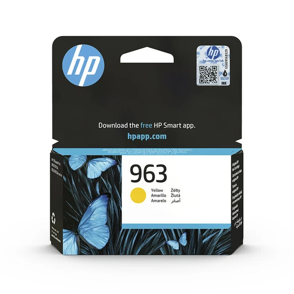 HP 963 (3JA25AE) SARI OJİNAL KARTUŞ - Resim 2