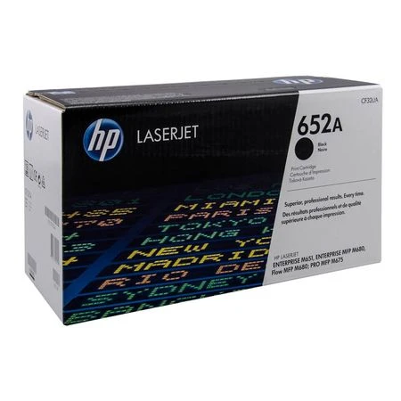 HP 652A SİYAH ORİJİNAL KARTUŞ ürün görseli 1