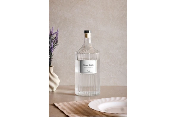 Perotti Viking 1000 ml Cam Şişe ve Yağlık Kapaklı Çift Kapaklı ürün görseli 1
