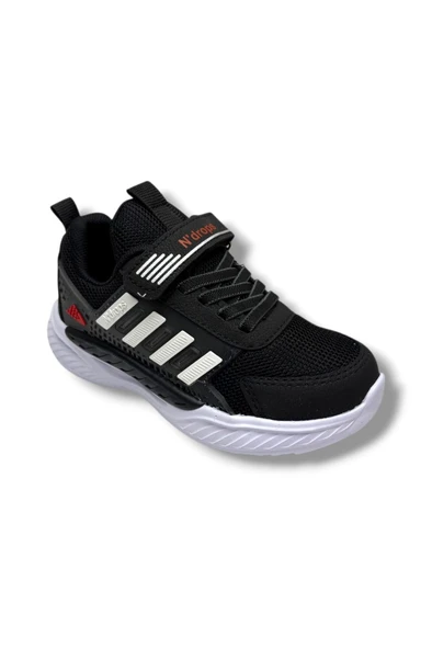 Ndrops 023-26 Anorak Anatomik Kız Çocuk Sneaker Siyah Beyaz 31-35 ürün görseli 1
