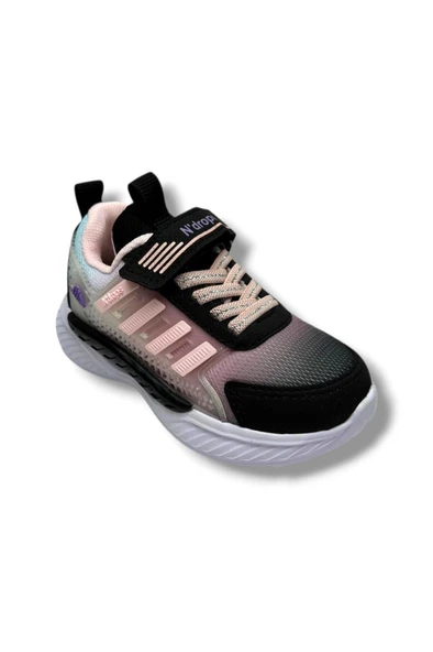 Ndrops 023-26 Anorak Anatomik Kız Çocuk Sneaker Siyah Pudra 26-30 ürün görseli 1