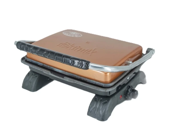 Dökümix Demir Döküm Tost Makinesi Rose Gold  + Tel Fırça ürün görseli 1