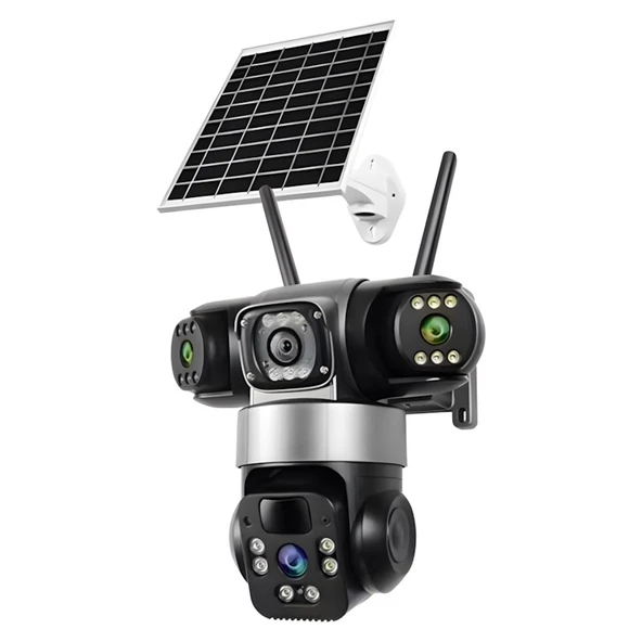 O-Kam 6040 9 MP Solar Gece Görüşlü Wi-Fi IP Güvenlik Kamerası ürün görseli 1
