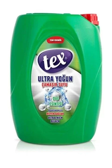 Tex Ultra Yoğun Çamaşır Suyu Dağ Esintisi (5 LİTRE) ürün görseli 1