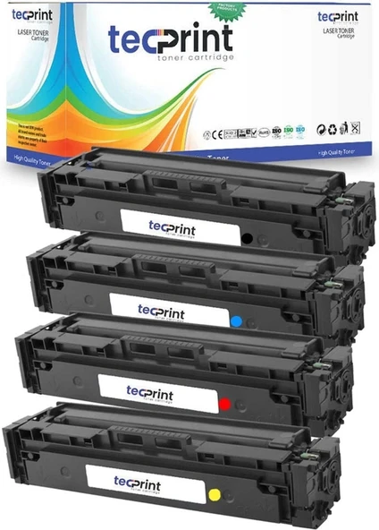 Tecprint Canon MF655CDW 067H Yüksek Kapasiteli Muadil Toner Seti ürün görseli 1