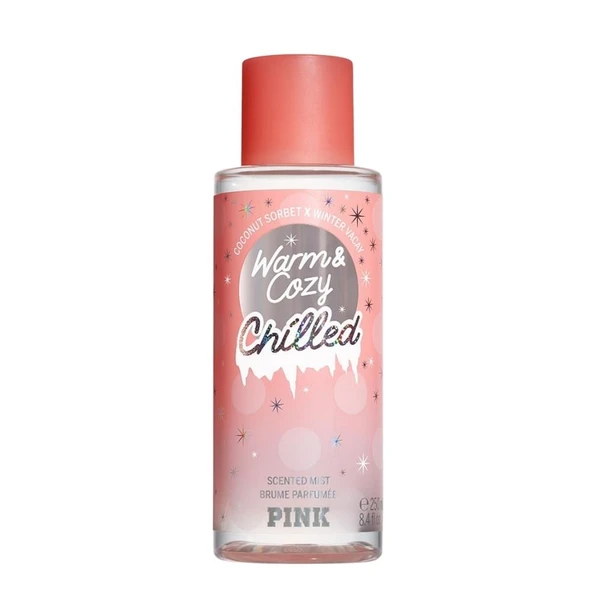 Victoria's Secret Pink Warm&Cozy Chilled Scented Mist 250 ml Kadın Vücut Spreyi ürün görseli 1