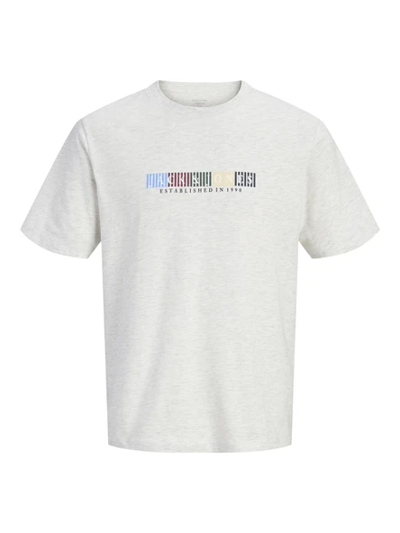 Jack&jones 12297899 0 Yaka Erkek Tshirt - Gri ürün görseli 1