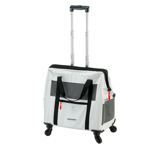 Ferplast Voyager 450 Tekerlekli Evcil Hayvan Taşıma Çantası Beyaz 46x26x48cm ürün görseli 1
