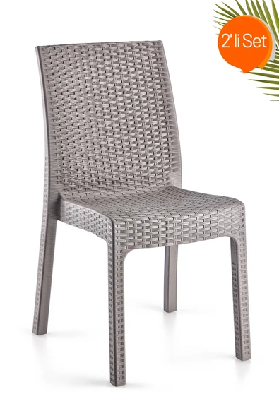 RETRO ART Holiday Deluxe Kolsuz Sandalye 2'li Set ürün görseli 1