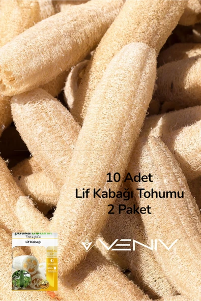 10 Adet Kabak Lifi Tohumu 2 Paket ürün görseli 1