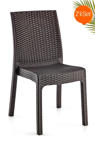 RETRO ART Holiday Deluxe Kolsuz Sandalye 2'li Set ürün görseli 1