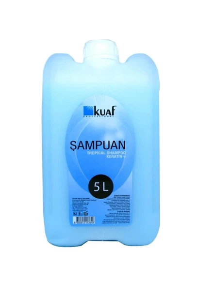 Kuaf Şampuan 5lt Tropikal Keratin Mavi 5kg ürün görseli 1