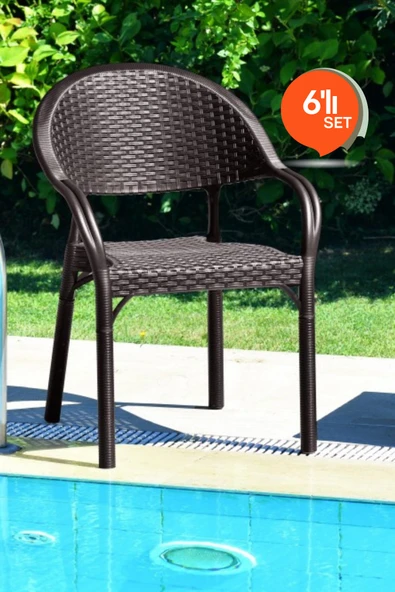 RETRO ART Holiday Bambu Bahçe ve Balkon Sandalyesi ürün görseli 1