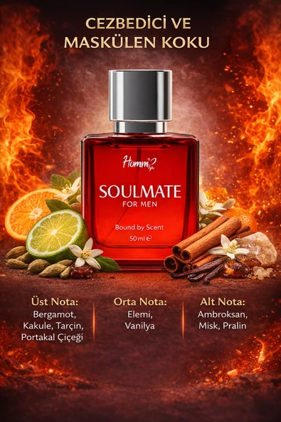 HOMM LİFE SOULMATE 50 ML EDP ERKEK PARFÜM ürün görseli 1