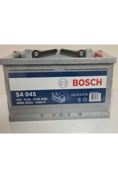 Bosch 71 Amper Akü Alçak Basık Tip Akü İSPANYA ÜRETİMİ 2025 ESKİ AKÜ İADESİZ ürün görseli 1