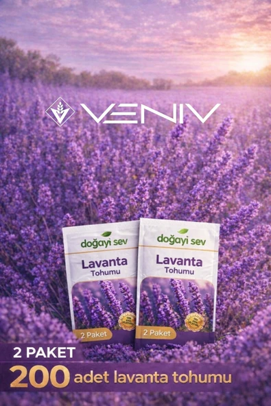 200 Adet Lavanta Tohumu - 2 Paket ürün görseli 1