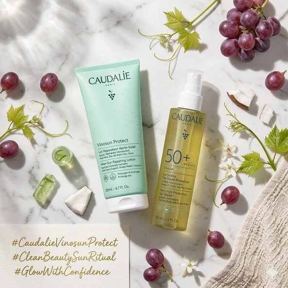 Caudalie Vinosun Protect Spf 50 Güneş Suyu 150 ml + Caudalie Vinosun Protect Güneş Sonrası Losyon 200 ml (Promosyon Ürünü) ürün görseli 1