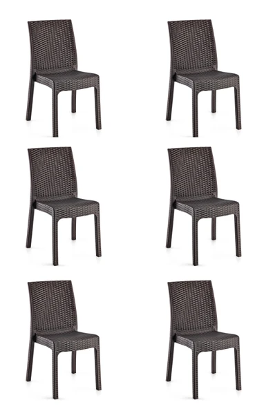 RETRO ART Holiday Kolsuz Sandalye 6'lı Bahçe ve Balkon Sandalyesi ürün görseli 1