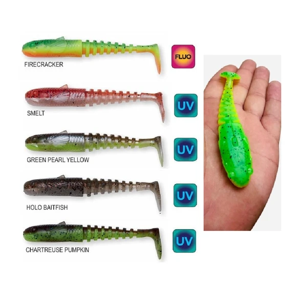 Savage Gear Gobster Shad 11.5cm 16gr Silikon Yapay Yem 5 li Mix Set ürün görseli 1