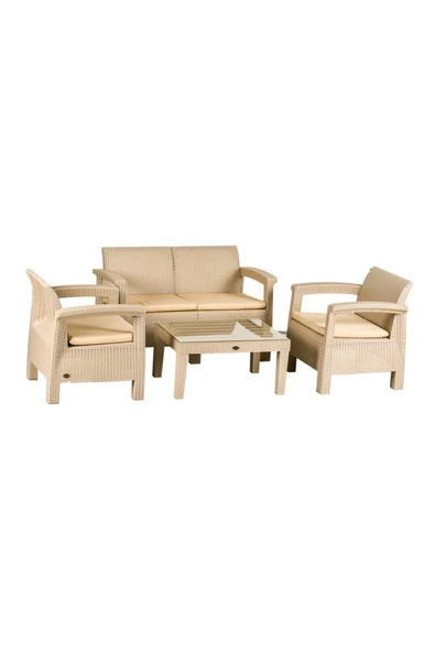 Holiday Toscana Rattan Bahçe Oturma Grubu ürün görseli 1