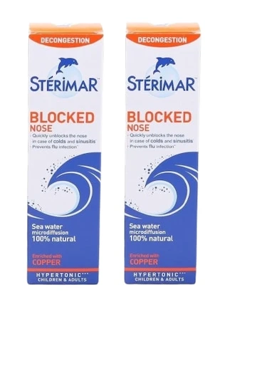 Sterimar Tıkalı Burun Hypertonic Yetişkin 100 Ml- 2 ADET ürün görseli 1