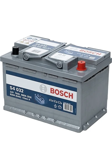 Bosch 74 Amper 12 Volt Bosch Akü - Binek Araç Için Uygun - 2025 Üretim ürün görseli 1