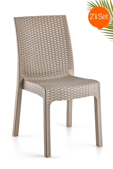 RETRO ART Holiday Deluxe Kolsuz Sandalye 2'li Set ürün görseli 1
