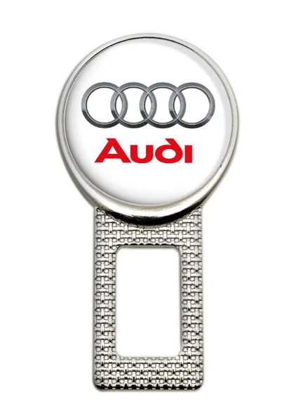 AUDİ METAL KEMER GÖRSELİ 2 ADET ÇİFT YÖNLÜDÜR LOGOSU ürün görseli 1