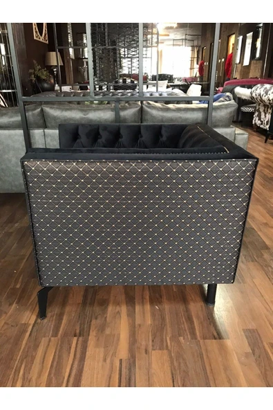 3A Mobilya 3A MOBİLYA BLACK LYON KANEPE BERJER - Resim 3