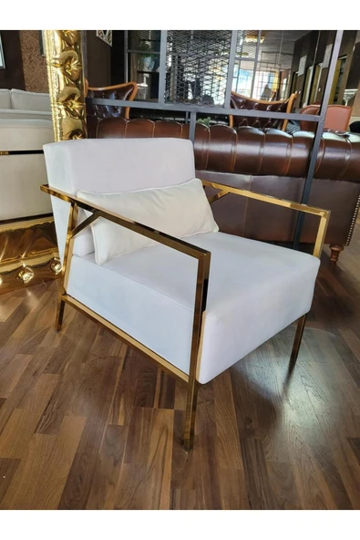 3A Mobilya 3A MOBİLYA GOLD SWAN BERJER - Resim 2