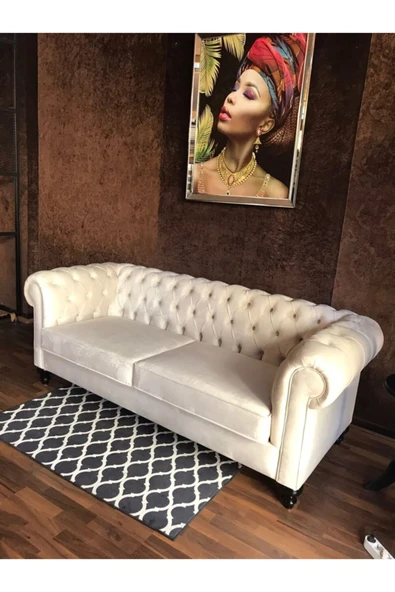3A Mobilya Gralish Chesterfield - Resim 4