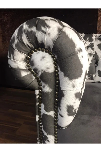 3A Mobilya 3a Animal Chesterfield Kanepe - Resim 2