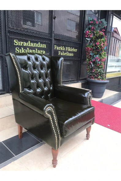 3A Mobilya 3A MOBİLYA ENGLİSH GREEN PULLAP BERJER - Resim 5