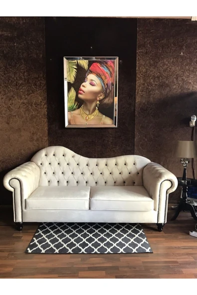 3A Mobilya Gralish Kuğu Chesterfield ürün görseli 1