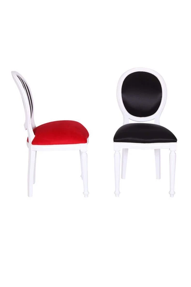3A Mobilya Black And Red 2'li Sandalye 48X49X98 cm ürün görseli 1