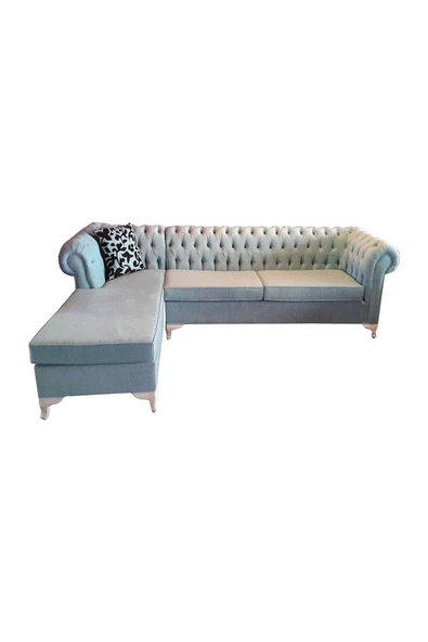 3A Mobilya L Chesterfield 230X90X80 CM ürün görseli 1