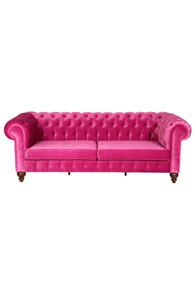3A Mobilya Fuşya Dream Chesterfield 230X90X80 CM ürün görseli 1