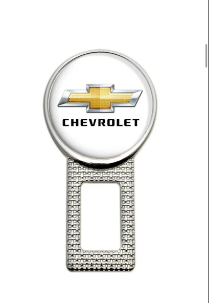 CHEVROLET METAL KEMER GÖRSELİ 2 ADET ÇİFT YÖNLÜDÜR LOGOSU ürün görseli 1