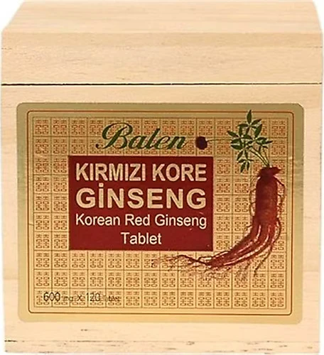 BALEN KIRMIZI KORE GİNSENGİ EKSTRAKTI TABLET 600 MG *120 ürün görseli 1