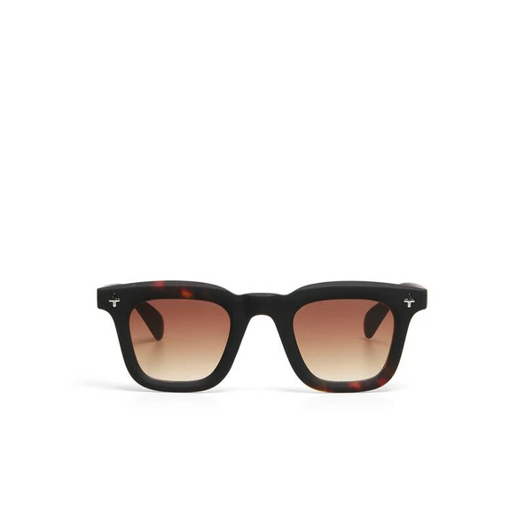 Okkia Firenze Unisex Güneş Gözlüğü Siyah Havana / Lens: Kahverengi Gradyan ürün görseli 1