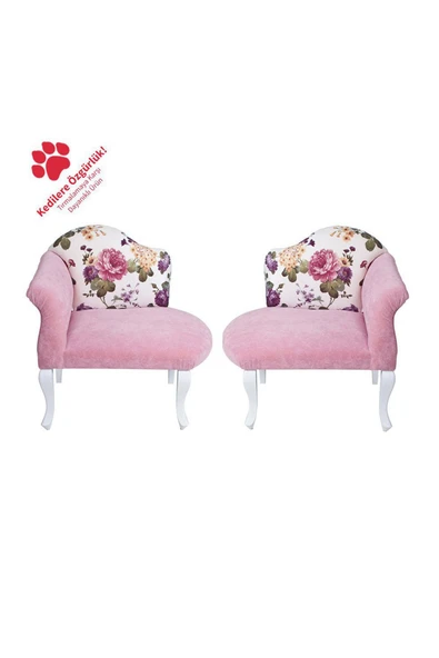 3A Mobilya 2'li Şımarık Taçsız Josephine 80x76x56 cm ürün görseli 1