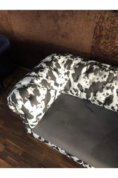 3A Mobilya 3a Animal Chesterfield Kanepe - Resim 3