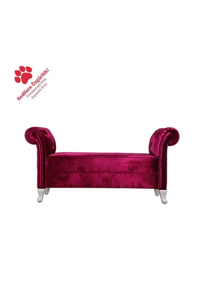 3A Mobilya Kırmızı Fire Markiz 130x45x70 cm - Resim 2