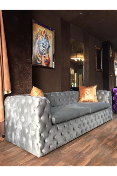 3A Mobilya Baxter Chesterfield - Resim 4