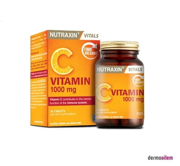 Nutraxin Vitamin C 1000 mg 30 Tablet ürün görseli 1