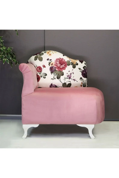 3A Mobilya Pembe Josephine Sağ Kol Melisa ürün görseli 1
