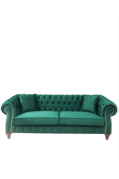 3A Mobilya New Emerald Chesterfield ürün görseli 1