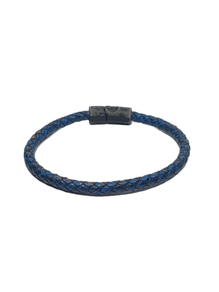 JTSS26BLK1725 VİNTAGE ALAŞIMLI METAL KİLİTLİHAKİKİ DERİ GARANTİLİ JANTİ BİLEKLİK ürün görseli 1