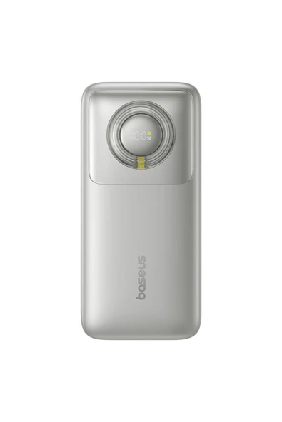 Baseus FREE2PULL 20000MAH Dahili Type-C Kablolu Powerbank - 65W Hızlı Şarj Dijital Ekran - Gri ürün görseli 1
